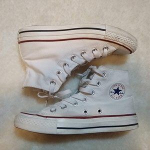 Converse White High Tops Women's Size 5.5